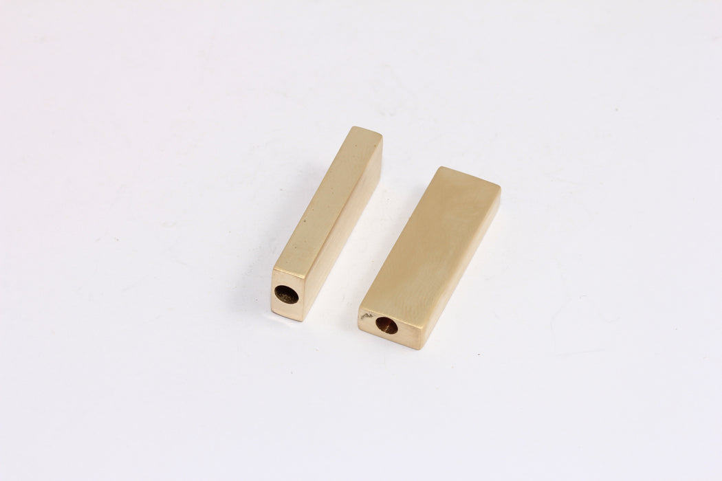 Brass Square Tube Beads