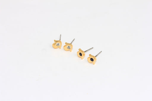 CZ Optional Stone Color Earrings