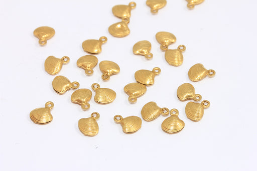 Brass Sea Shell Charm