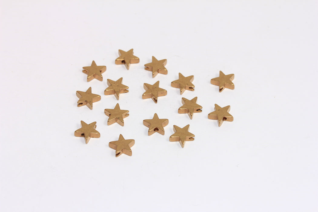 Brass Star Beads