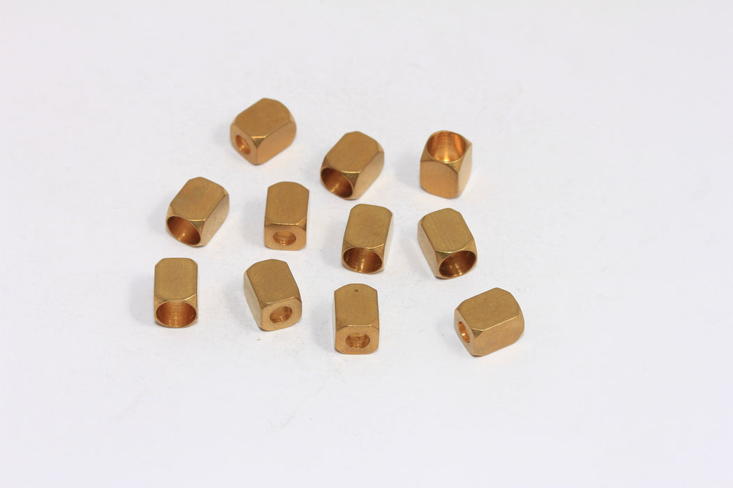 Brass Cube End Cap