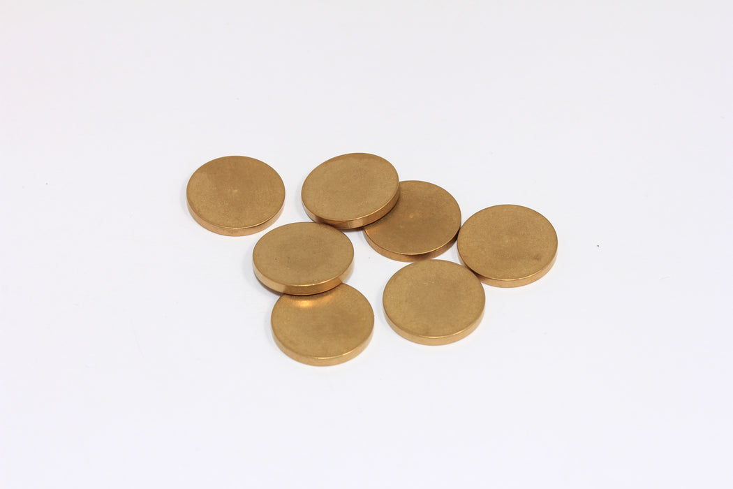 Flat Disc Beads Without Hole