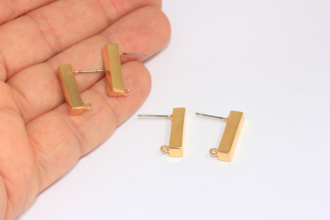 Cube Earrings, Minimalist Earrings