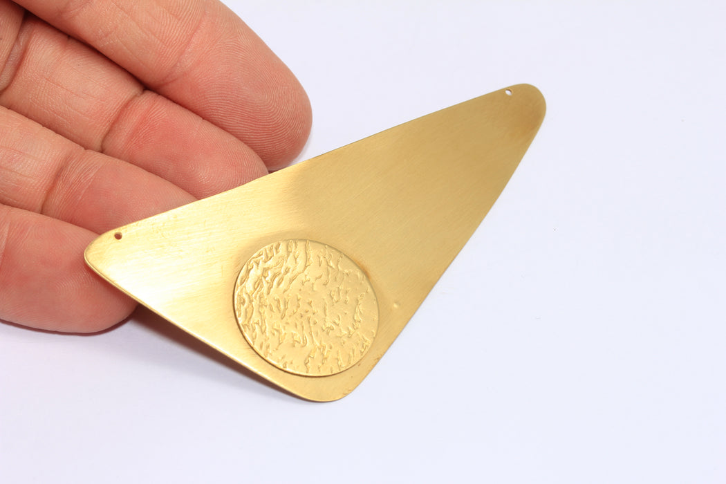 Brass Triangle Charms