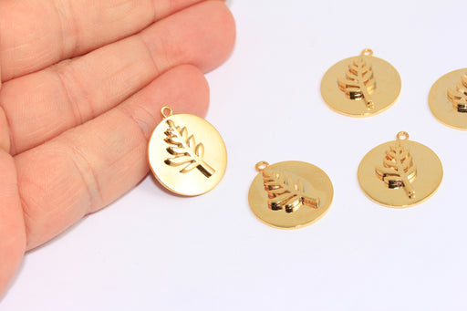 Leaf Medallion, Flower Leaf Coins