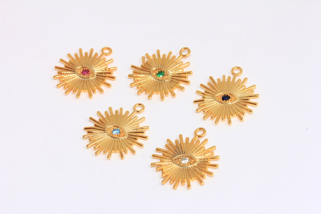 Shiny Gold Sun Medallion