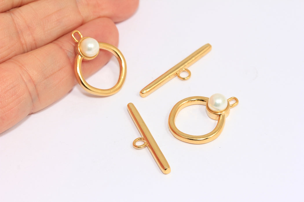Shiny Gold Toggle Clasp