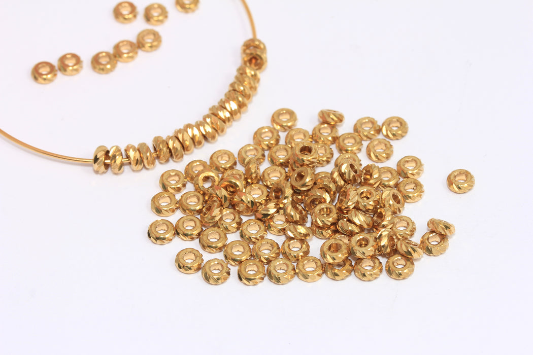 Brass Spacer Beads