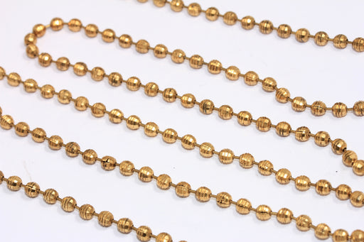 Raw Brass Ball Chain