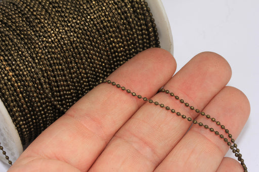 Antique Bronze Ball Chain