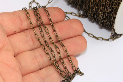 Soldered Oval Link Rolo Chain