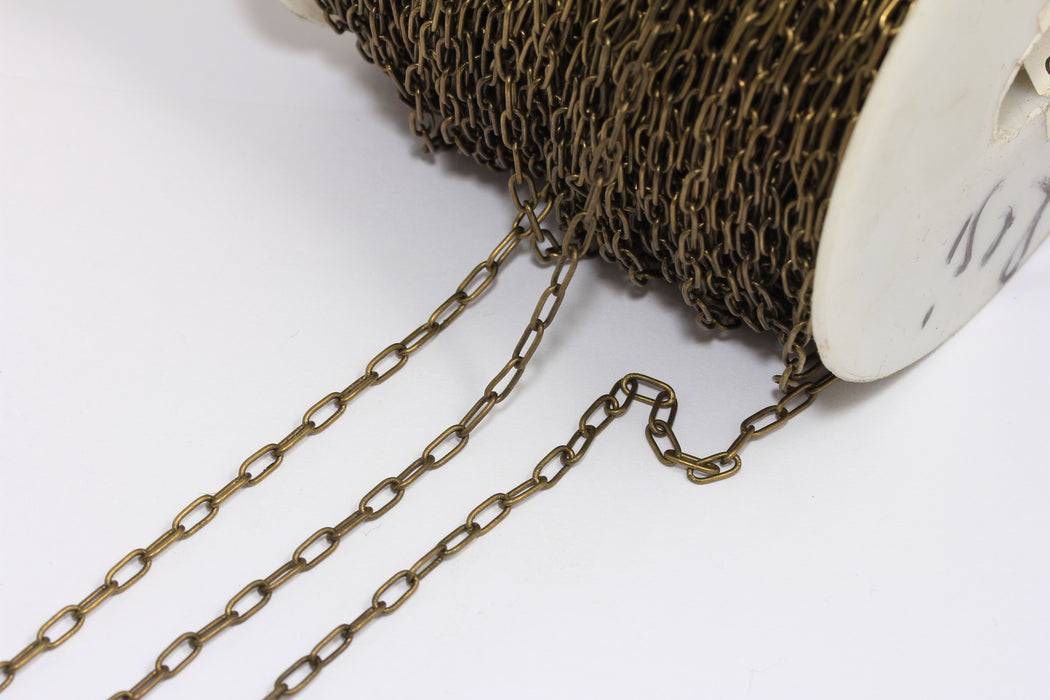 Soldered Oval Link Rolo Chain