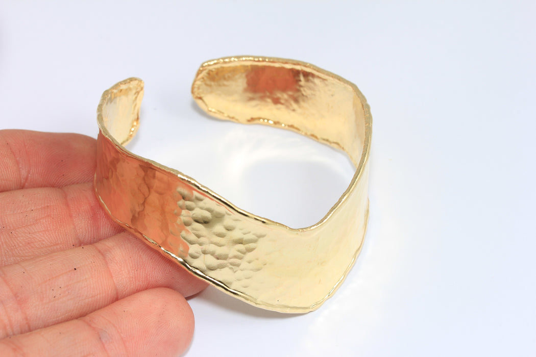 Brass Chevron Cuff Bracelet