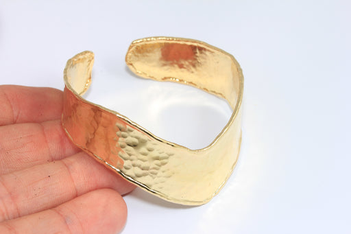 Brass Chevron Cuff Bracelet