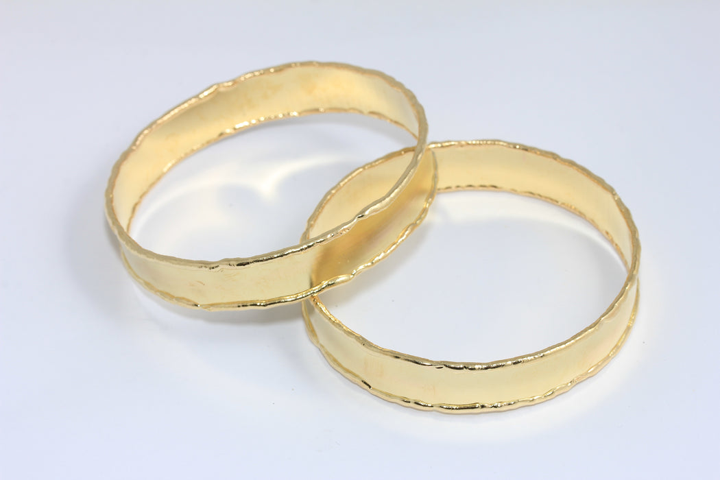 13mm Raw Brass Cuff Bracelet, Handmade Closed Bracelet Bangle, Hammered Cuff Bracelet, TVF15