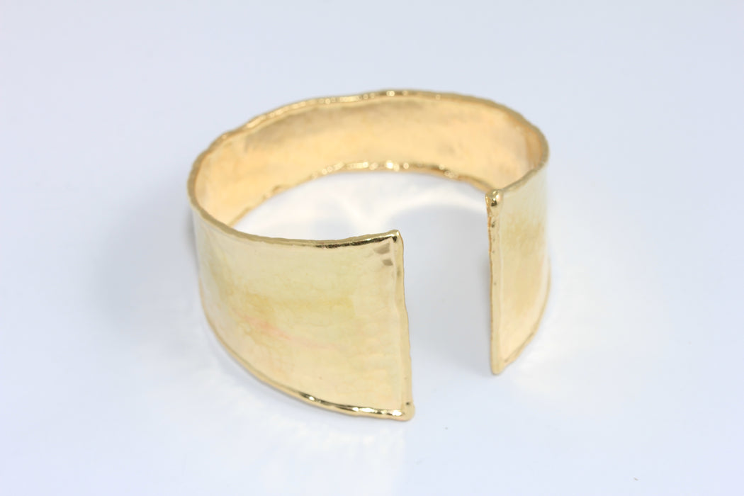 Brass Hammered Bangle