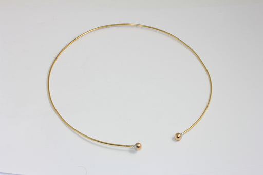 Wire Open Cuff Necklace
