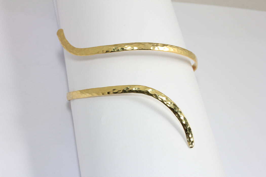Snake Bracelet Cuff, Wrapping Snake Bracelet Bangle