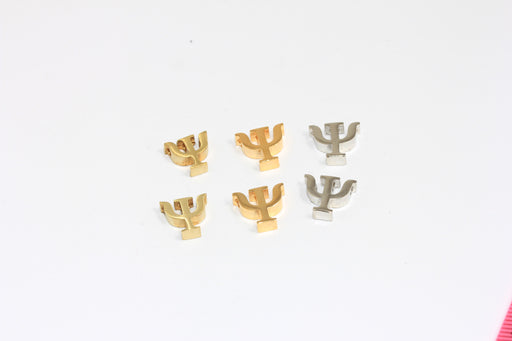 Psi Charm, Psi Symbol Bracelet Beads