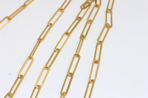 Raw Brass Link Chain