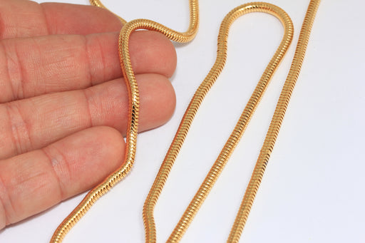 Gold Snake Chain, Gold Rope Chain