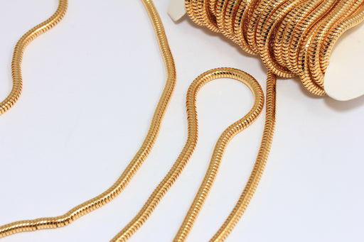 Gold Snake Chain, Gold Rope Chain