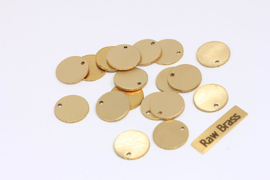 Brass Round Charms