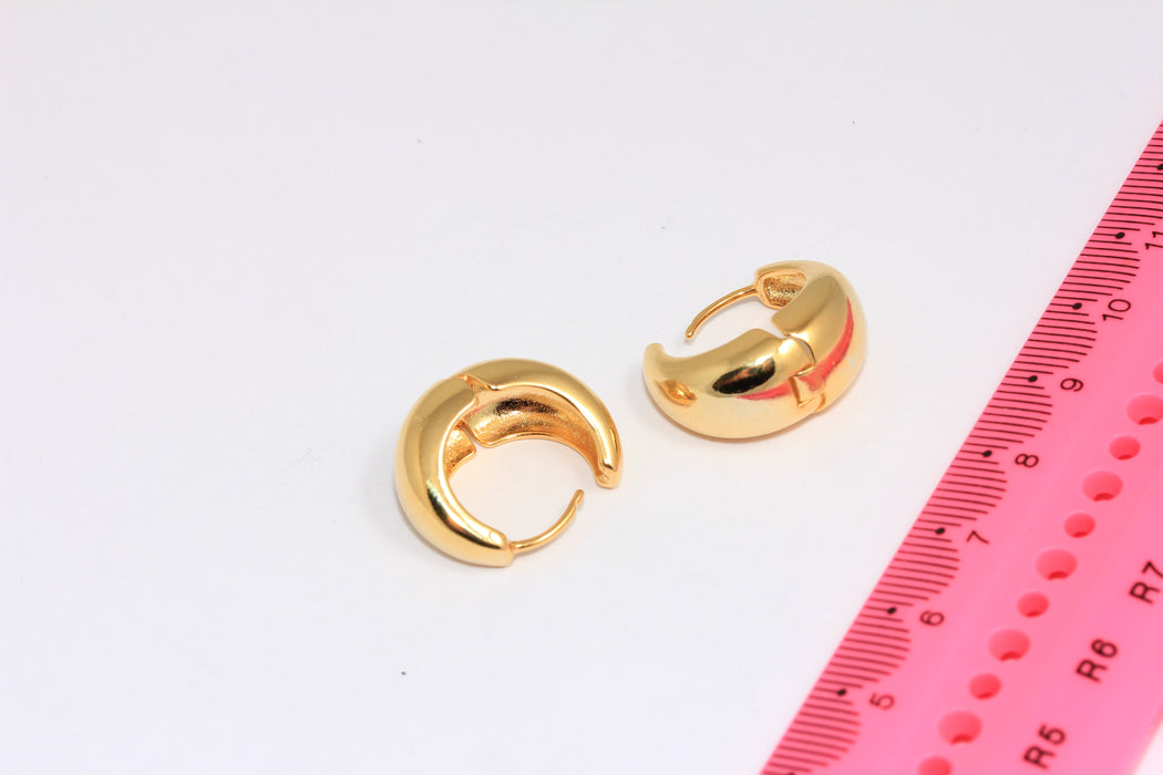 Ball Earrings, Wide Ear Cuff Earrings