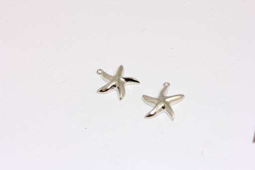 Starfish Beads, Summer Necklace Charms