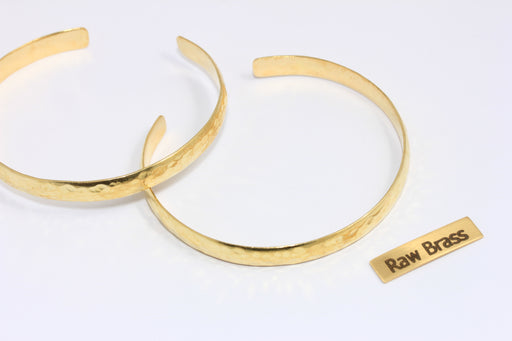 Brass Hammered Bangle