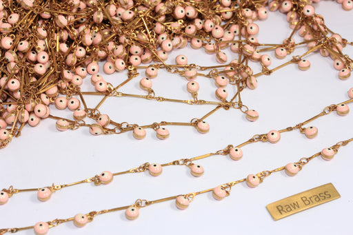 Evil Eye Beaded Chains, Drop Bar Beaded Chain