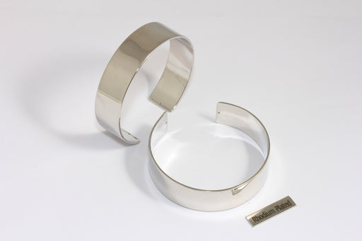 Rhodium Plated Cuff Bracelets