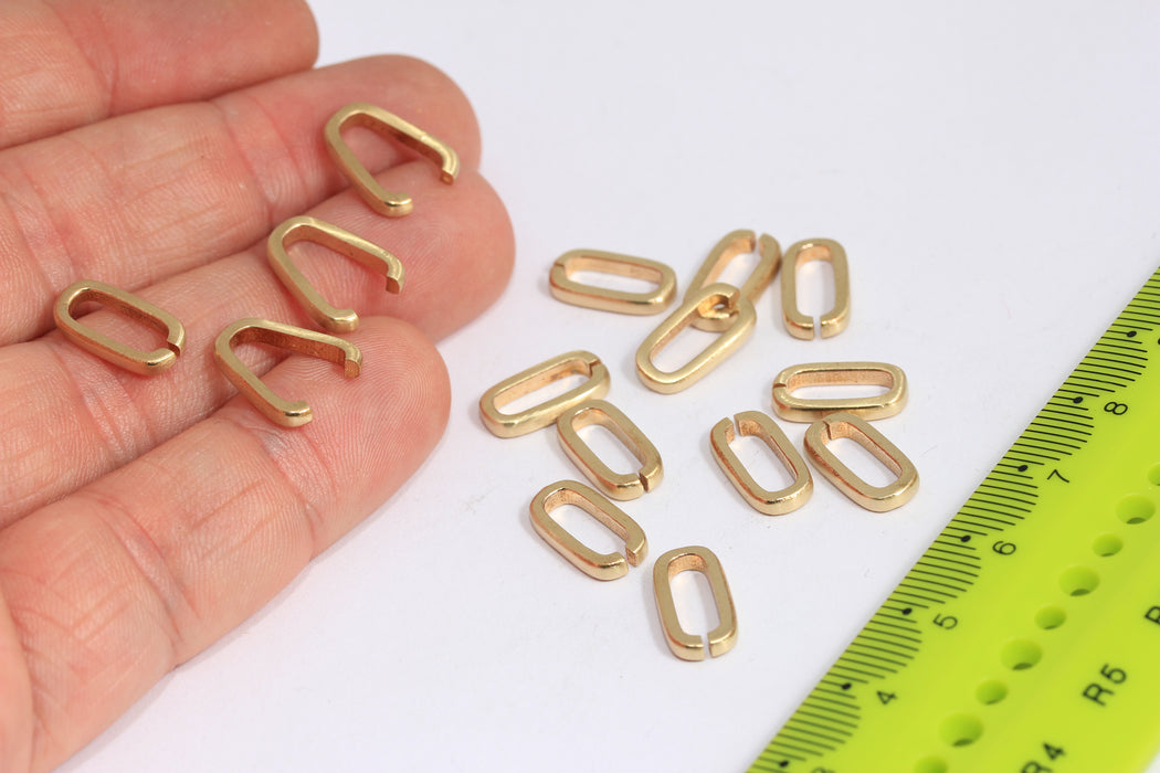 Brass Oval Link