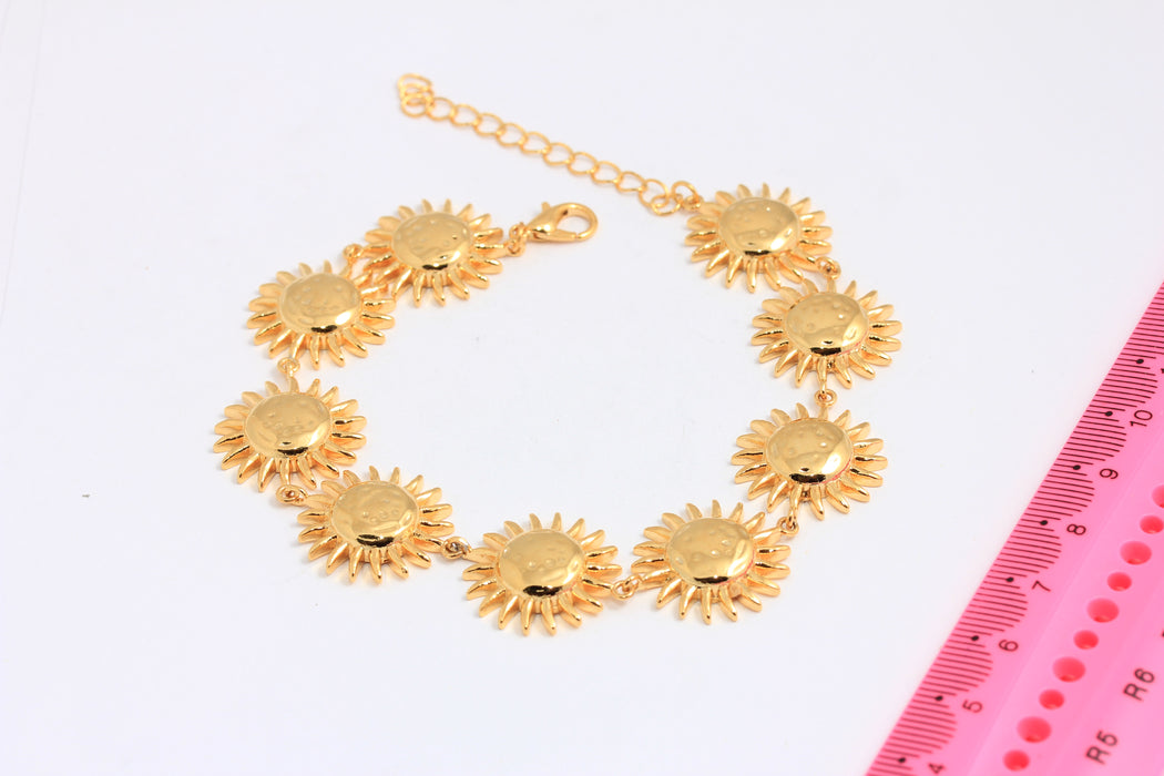 Hammered Sun Bracelets