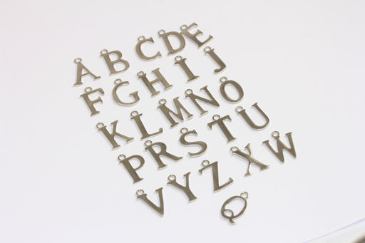 Letter Initial Charms, Personalized Necklace