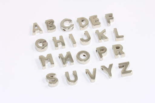 Personalized Necklace, Alphabet Beads