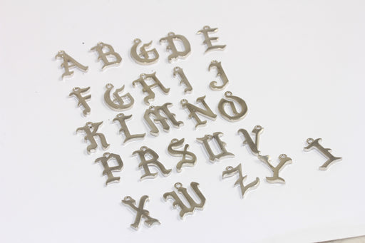 Letter Initial Charms, Personalized Necklace