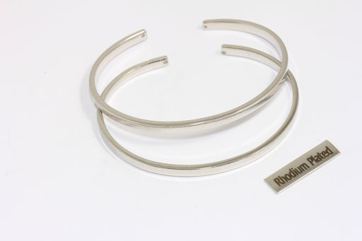 Flat Open Cuff Bangle, Stacking Bracelet Bangle