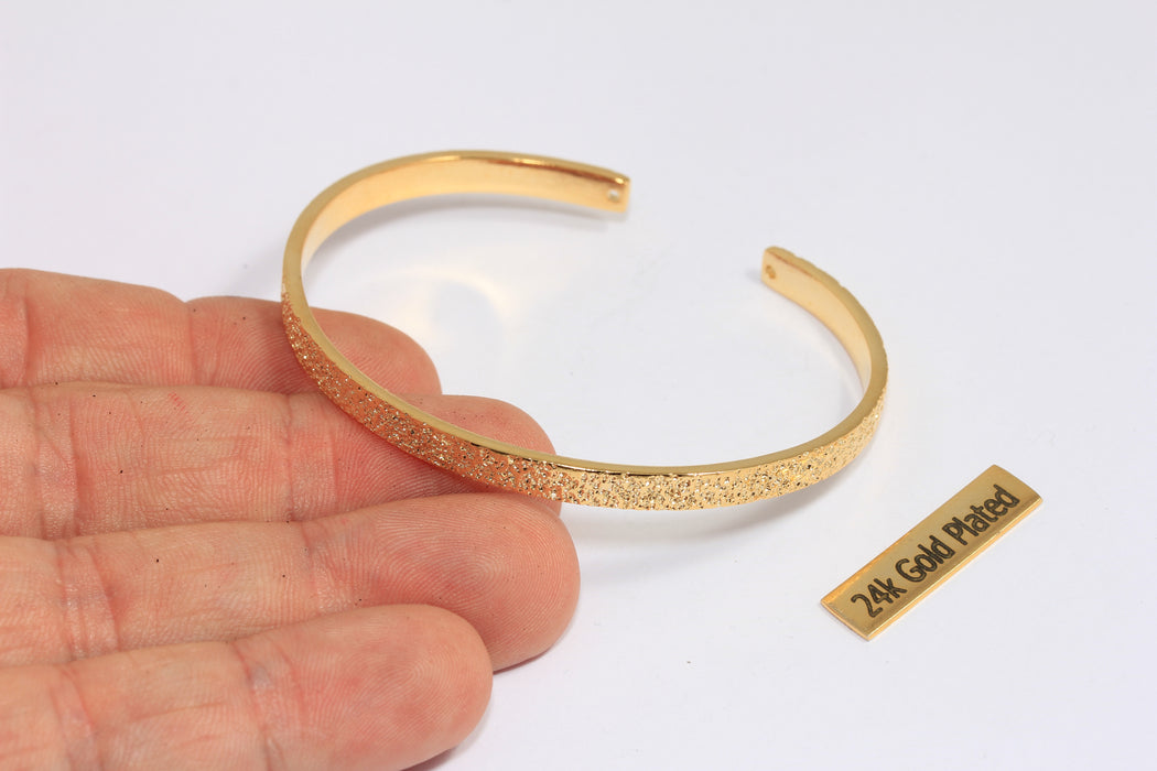 Shiny Gold Cuff Bracelet