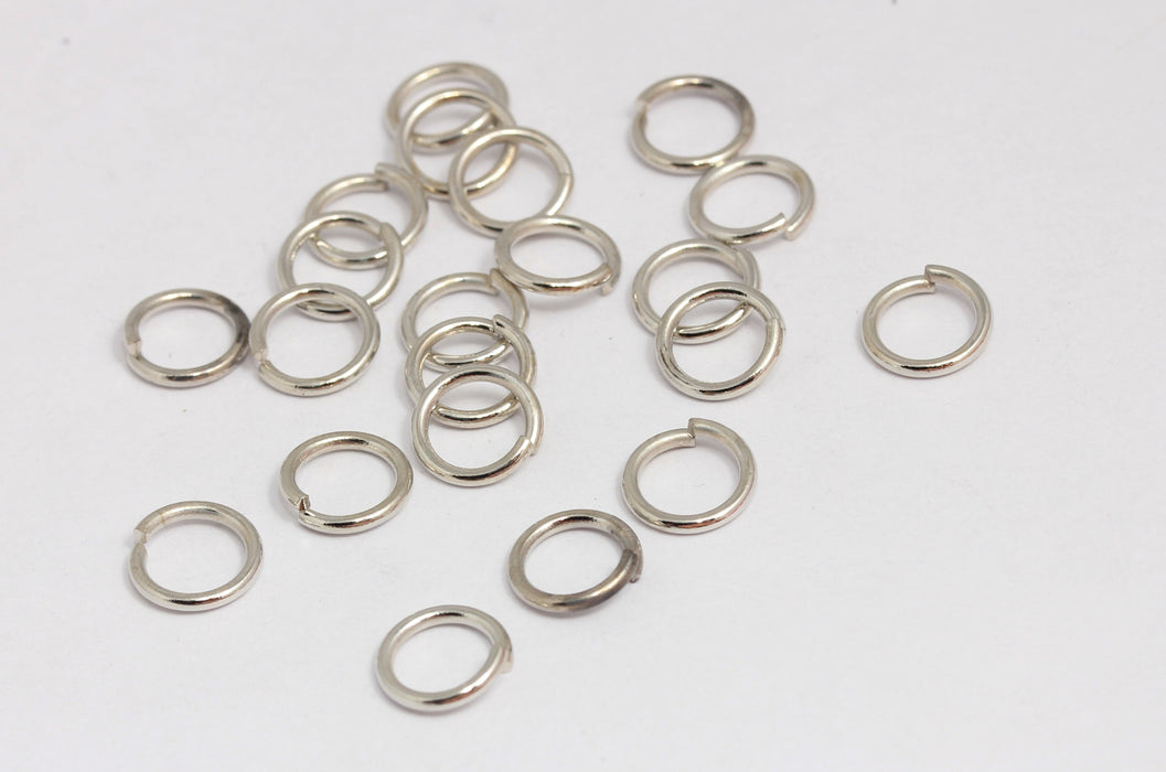 Rhodium Plated Jump Rings