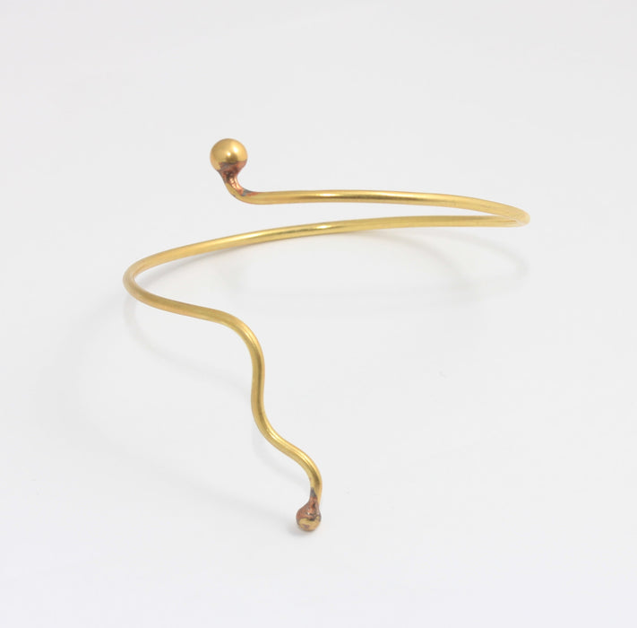 Brass Snake Bracelet
