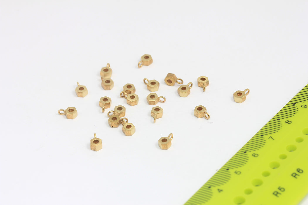 Brass Drop Charms