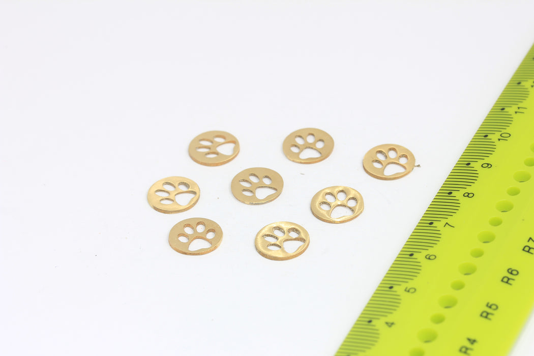 Brass Cat Paw Coins