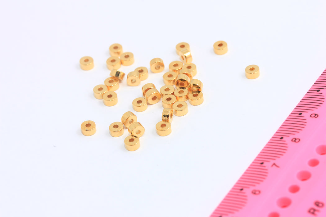 Barrel Spacer Beads, Rondelle Spacer Beads