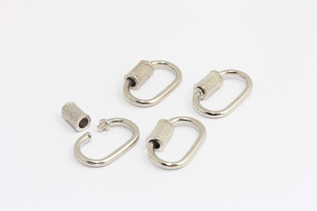 Rhodium Plated Necklace Clasp