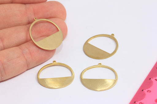 Brass Round Charms