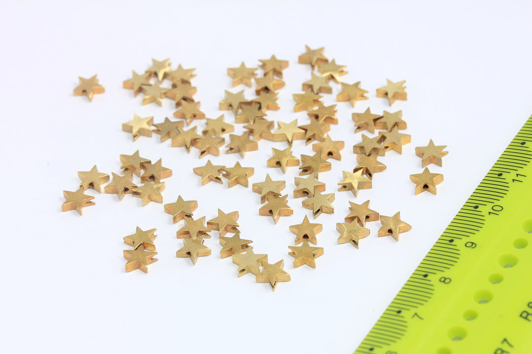 Brass Star Beads