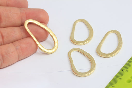 Brass Oval Charms