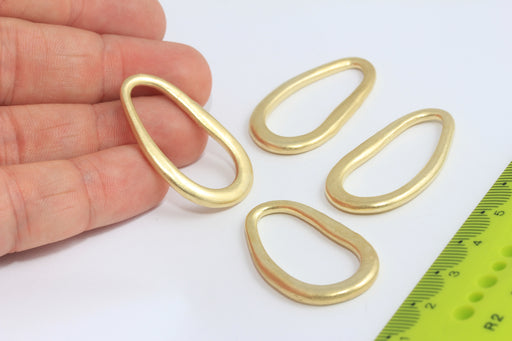 Brass Oval Charms