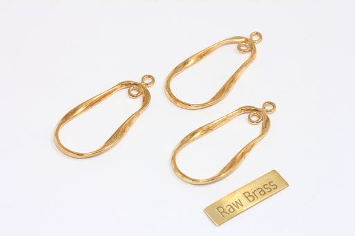 Brass Oval Ring Pendant